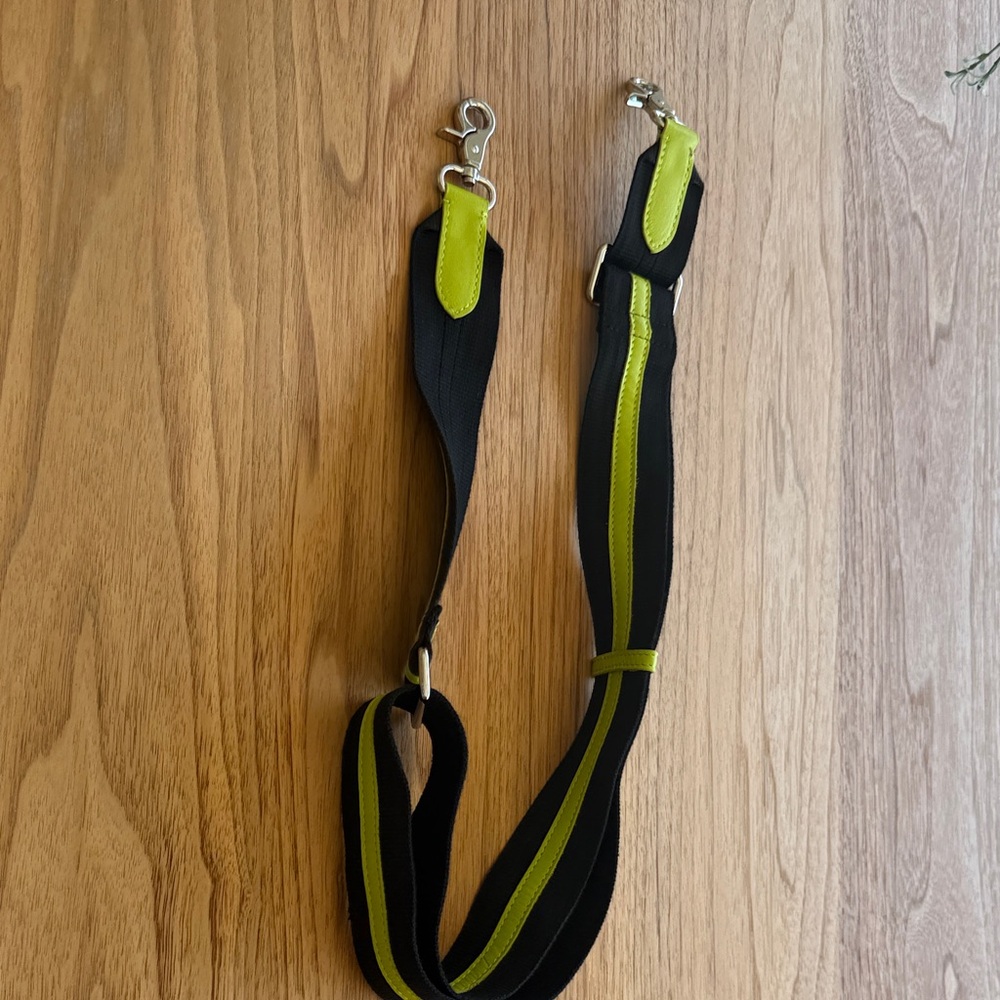 Black and Green Adjustable Strap